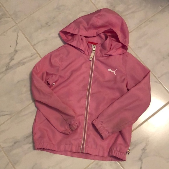 PUMA girls light jacket with hood - Picture 1 of 7
